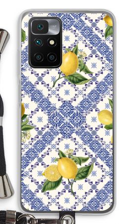 Blue tiles and lemons