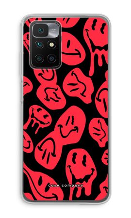 Schmelzender Smiley - Rot