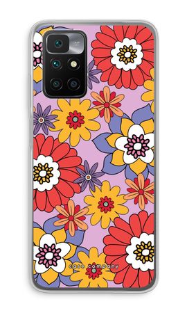 Retro Flowers - Purple