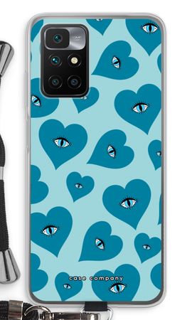 Blue heart eyes