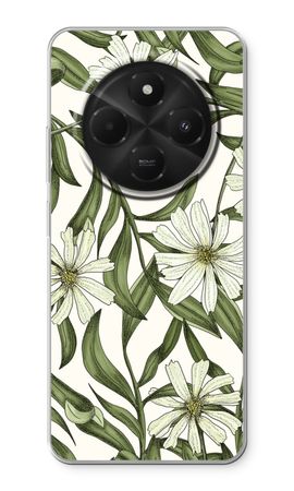 White flower pattern