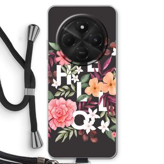 Hello in flowers