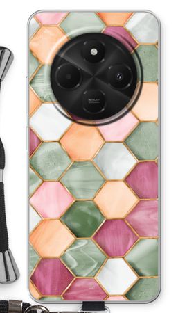 Hexagons in stained glass