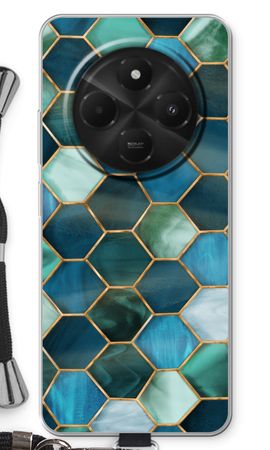 Hexagons in stained glass