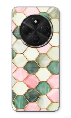 Hexagons in stained glass