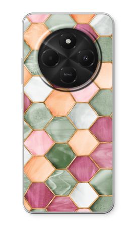 Hexagons in stained glass