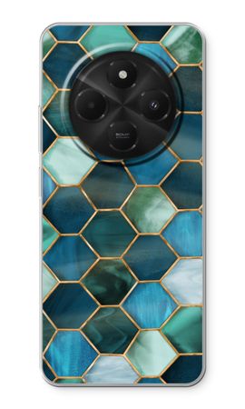 Hexagons in stained glass