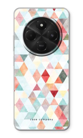 Coloured triangles pastel