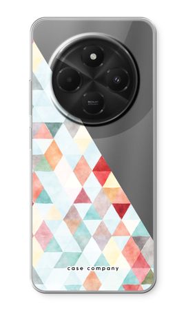 Coloured triangles pastel