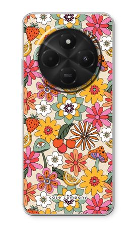 Retro Flowers N°2 - Yellow