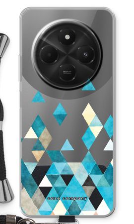 Coloured triangles blue