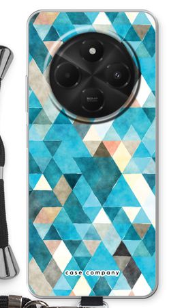 Coloured triangles blue