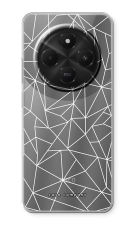 Geometric lines white