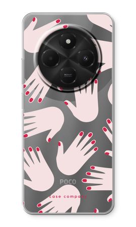 Hands pink