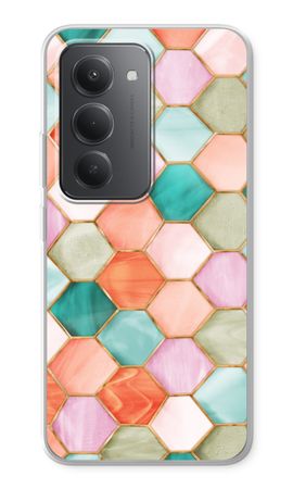 Hexagons in stained glass