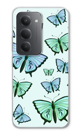 Farfalle blu e verdi