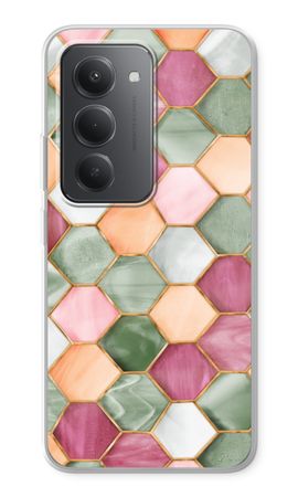 Hexagons in stained glass