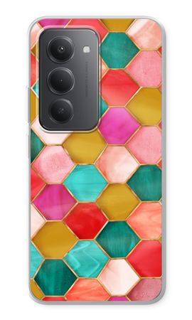 Hexagons in stained glass