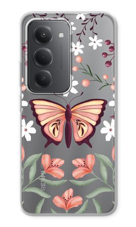 Farfalla in un mondo floreale