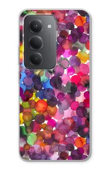 Überlappende Aquarell-Punkte