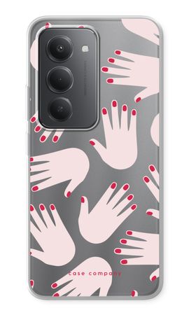 Hands pink