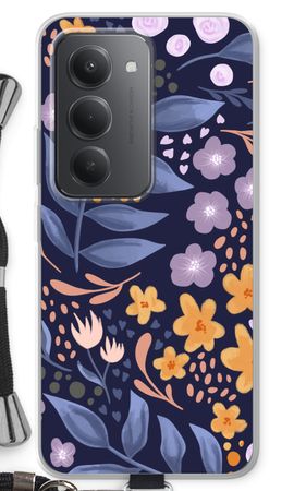 Flowers with blue leaves