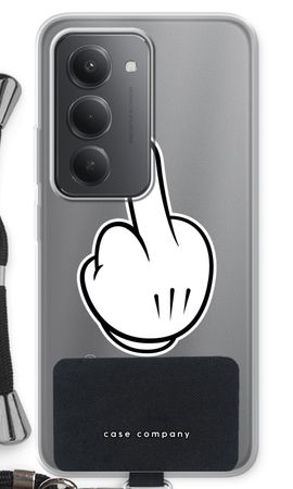 Middle finger black