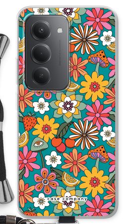 Retro Flowers N°2 - Blue