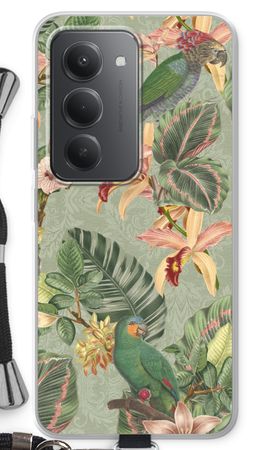 Tropical jungle parrot