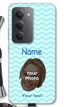 Personalisiertes Gesicht - Streifendesign