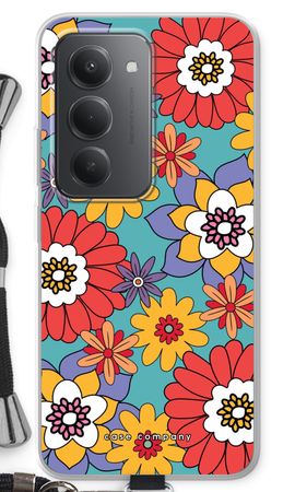 Retro Flowers - Blue