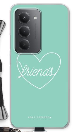 Friends heart pastel