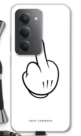 Middle finger white