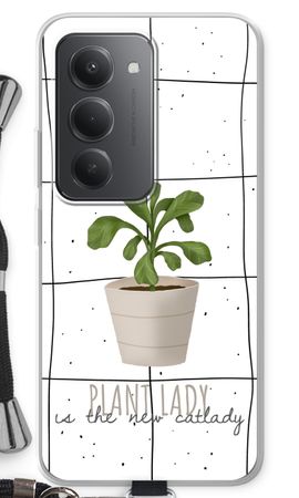 Houseplant on windowpane