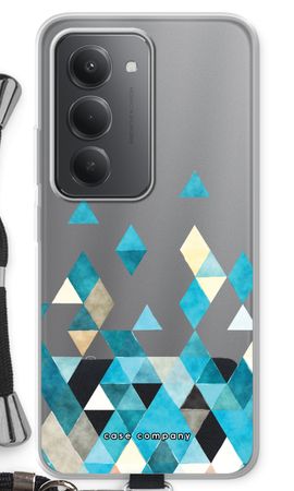 Coloured triangles blue