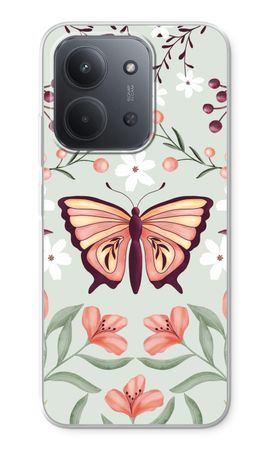 Butterfly in a floral world