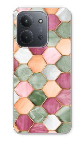 Hexagons in stained glass