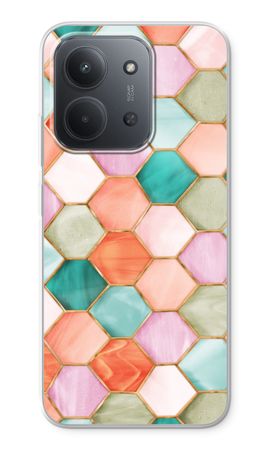 Hexagons in stained glass