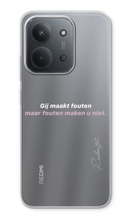 Fouten maken u niet