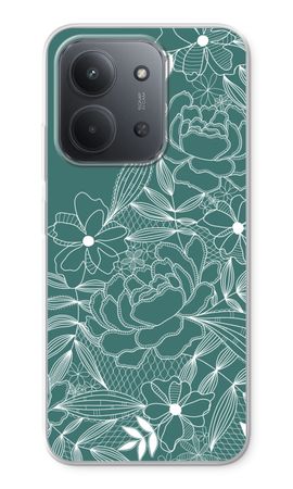 Flowers in lace