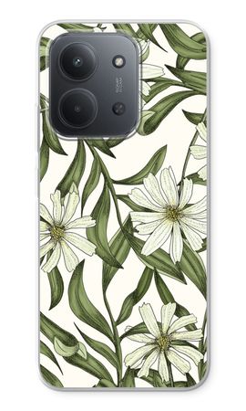 White flower pattern