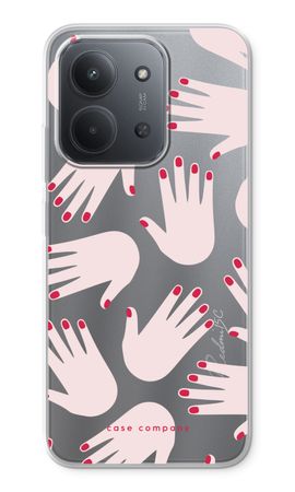 Hands pink