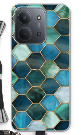 Hexagons in stained glass