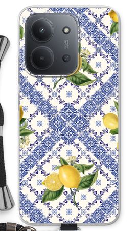 Blue tiles and lemons