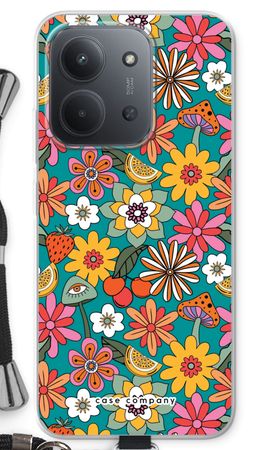 Retro Flowers N°2 - Blue