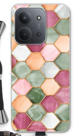 Hexagons in stained glass