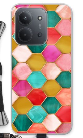 Hexagons in stained glass