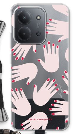 Hands pink