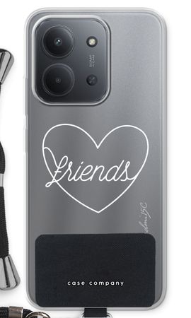 Friends heart pastel