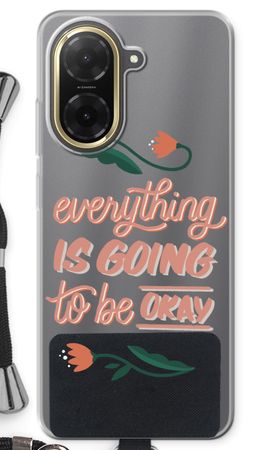 Optimistic flower girl